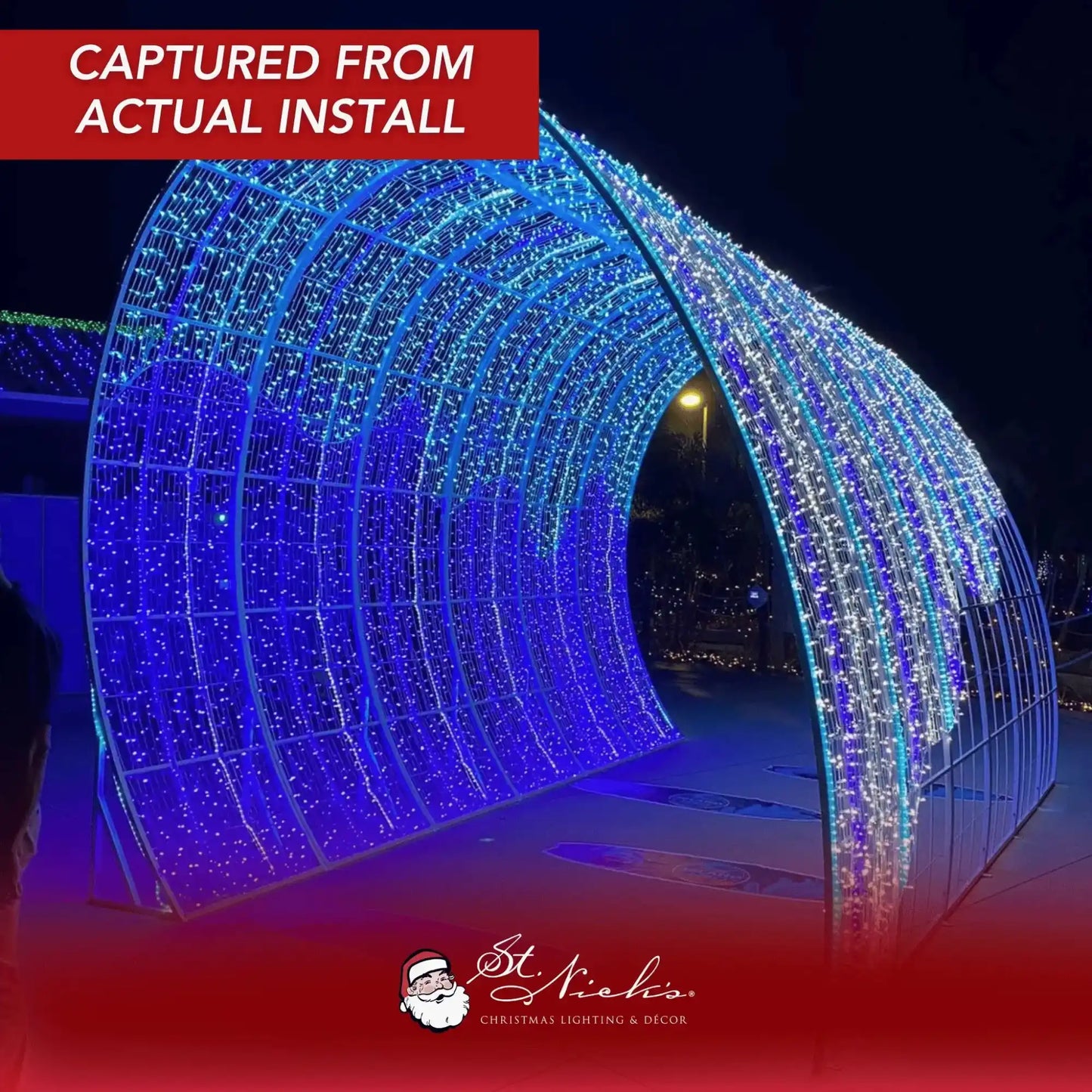 LED Mini Lights 5MM Blue Twinkle 6" Spacing