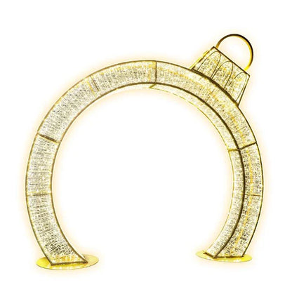 12FT Gold Walkthrough Ornament Arch