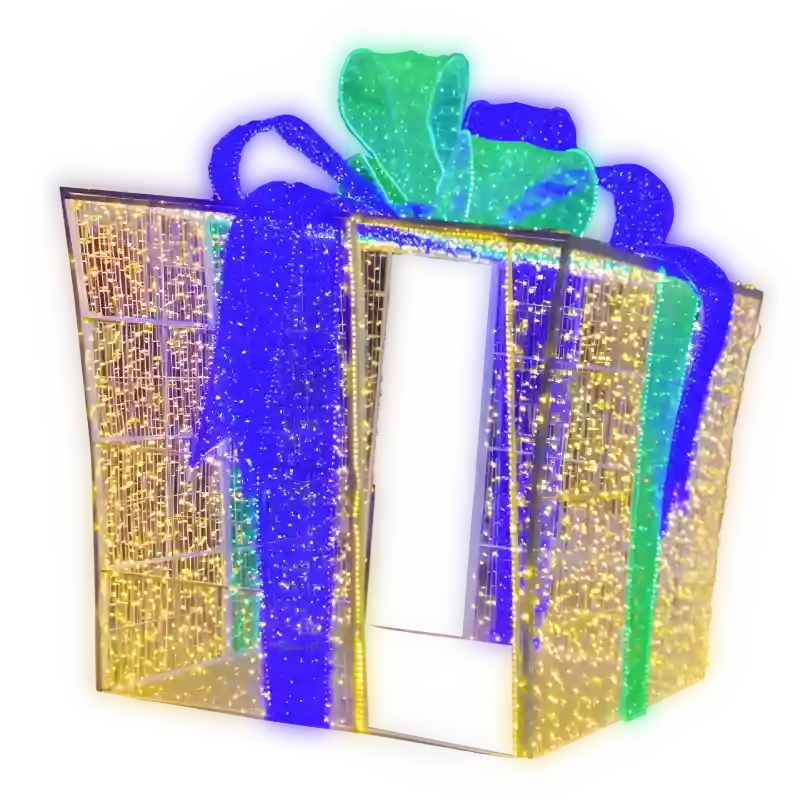 12FT Blue and Green Gift Box Walkthrough