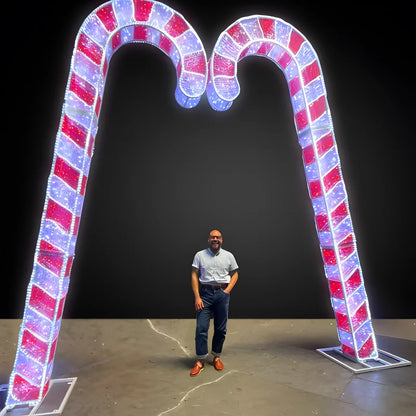 14FT Candy Cane Walkthrough Arch