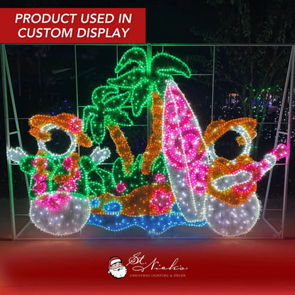 LED Mini Lights 5MM Cool White Twinkle Green Wire  6" Spacing