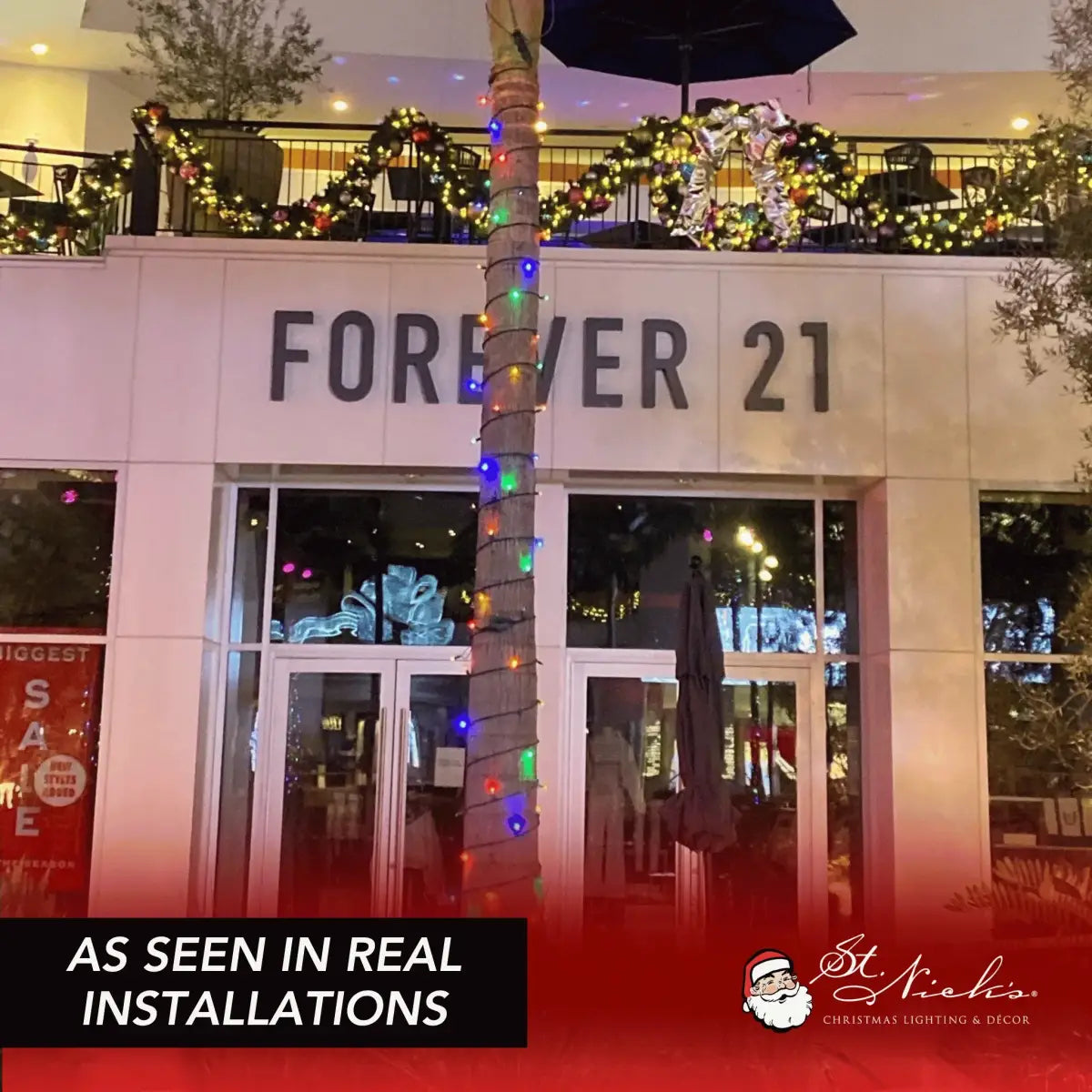 LED Mini Lights 5MM Multicolor Green Wire 6" Spacing